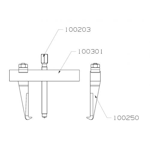 EXTRACTOR FORZA SERIE 1000 DE 2 PATAS